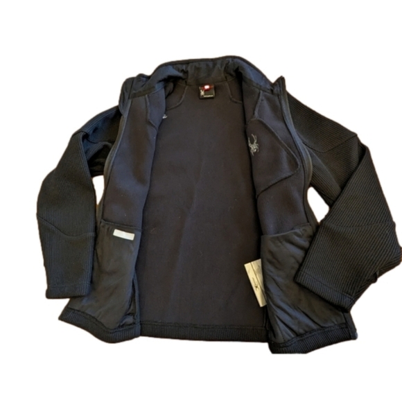 Spyder youth jacket, & attachable Full Zip core sweater Sz 14 - Picture 9 of 16